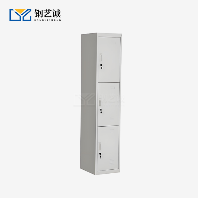 Single Column 3-door Steel locker